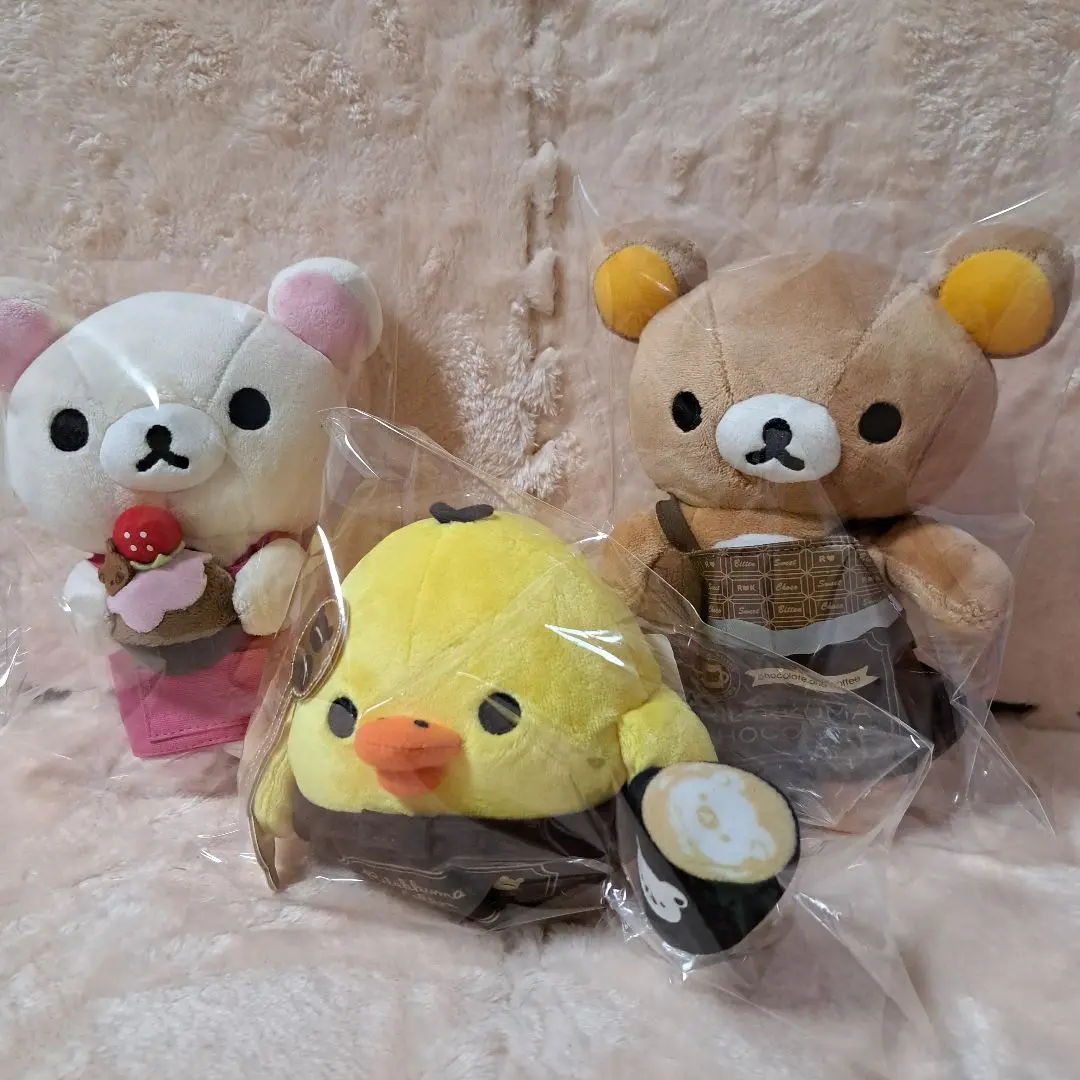 リラックマ キイロイトリ　チョコレート&コーヒー　ぬいぐるみ レア リラックマ ぬいぐるみ チョコレート＆コーヒー プライズ - メルカリ