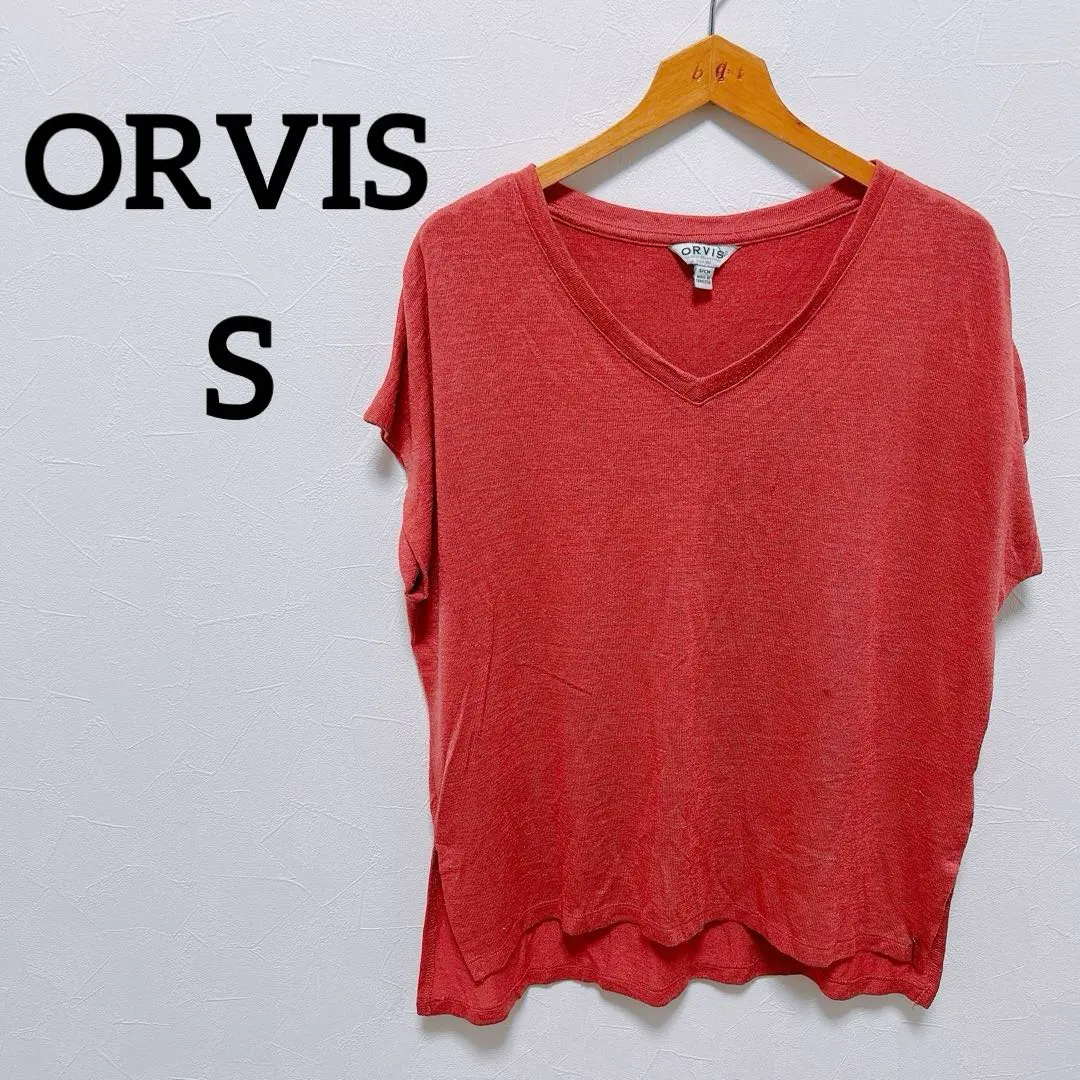 Thumbnail of Orvis Red V-Neck T-shirt 【S】