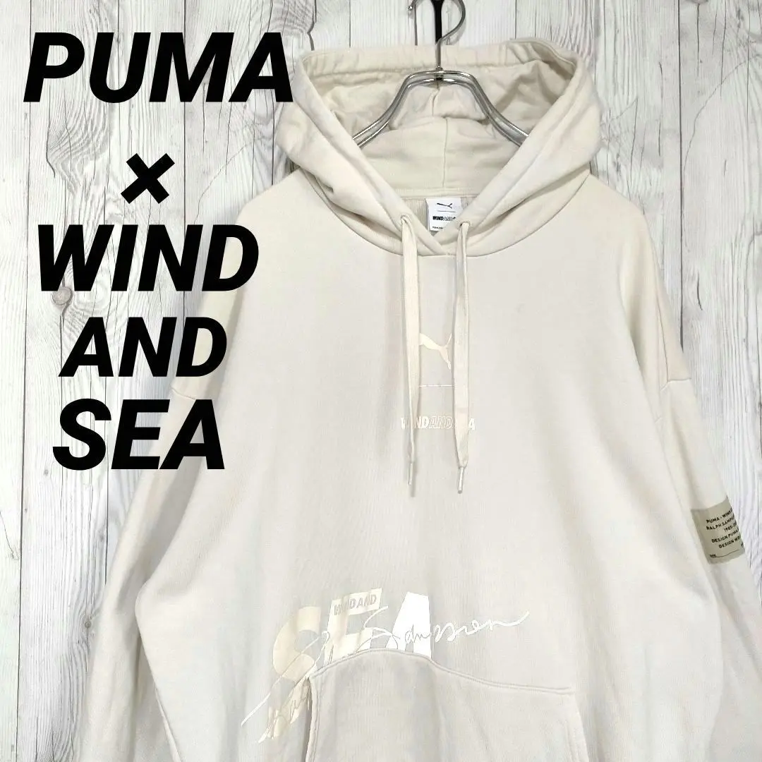 PUMA x WIND AND SEA パーカー L ベージュ PUMA X WIND AND SEA HOODY Eggnog 22SP-I（プーマ ウィンド