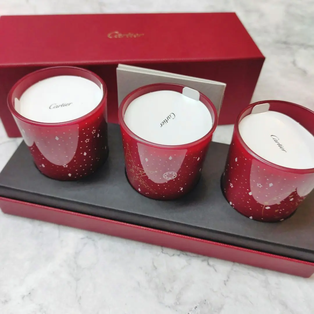未使用新品　cartier カルティエ　香り付き　キャンドル　蝋燭 Cartier - 新品！未使用‼︎ カルティエ アロマキャンドル の通販