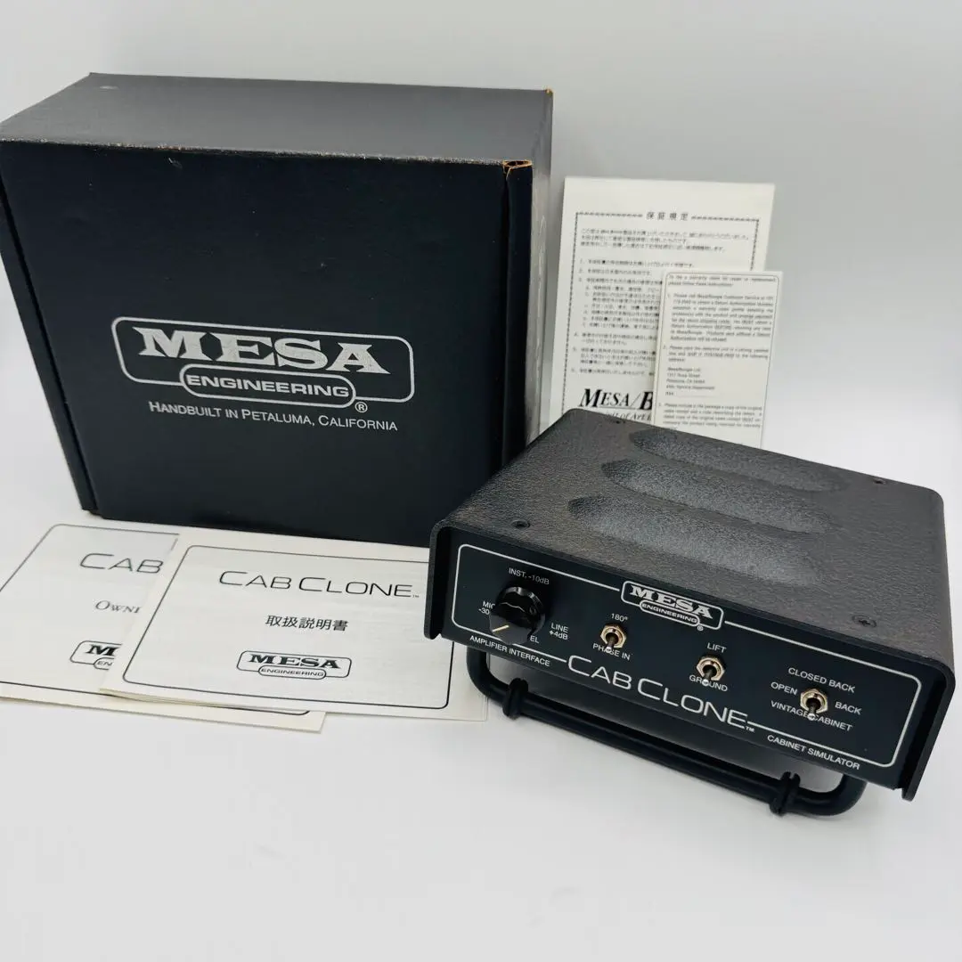 MESA BOOGIE CABCLONE 8Ω メサ・ブギー キャブクローン Mesa Boogie CabClone Guitar Cab Simulator - 8 Ohm