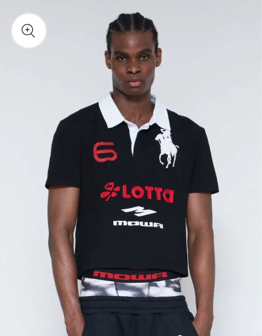 mowalola double 半袖 Tシャツ L MOWALOLA 半袖Tシャツ 白T doublelogo nettspend opium