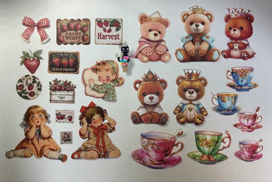 Thumbnail of * 339 Collage Sheets Cut & Shared in a Simple Case