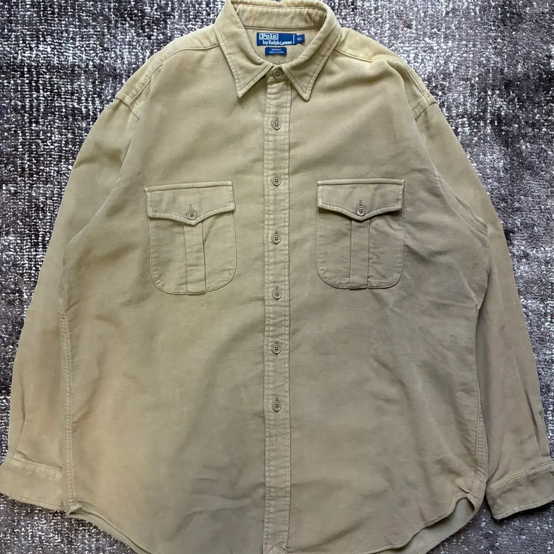 Thumbnail of Polo Ralph Lauren Peachskin Shirt SAFARI XL