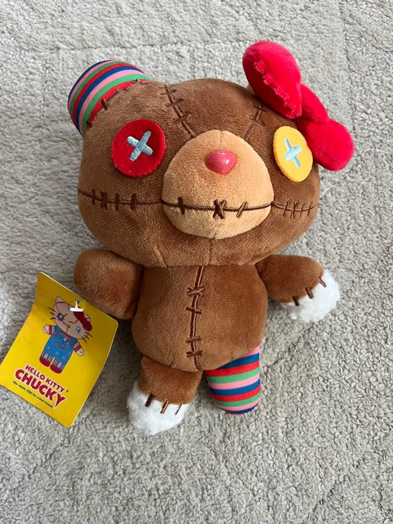 USJ　ユニバ　チャッキー　キティ　ハロウィン　ぬいぐるみ　完売　レア キティちゃん チャッキーコラボ USJ ぬいぐるみ - メルカリ