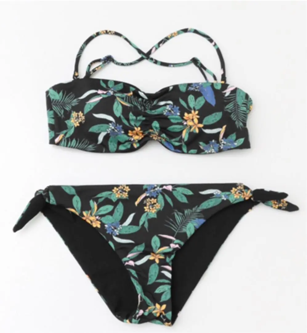 新品 未使用 SENSE OF PLACE ヘルシー2wayセパレート ビキニ Bright Birds ECO スポーツ トップ セパレート 水着