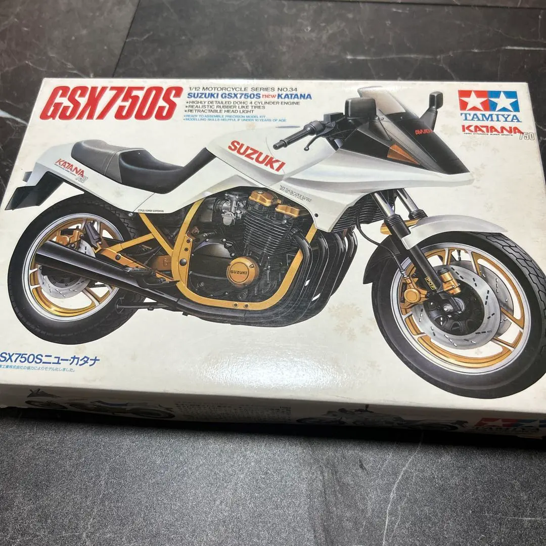 TAMIYA GSX750S 1/12 未組立 タミヤ1/12バイクプラモデル スズキGSX750Sカタナ 完成品 - メルカリ