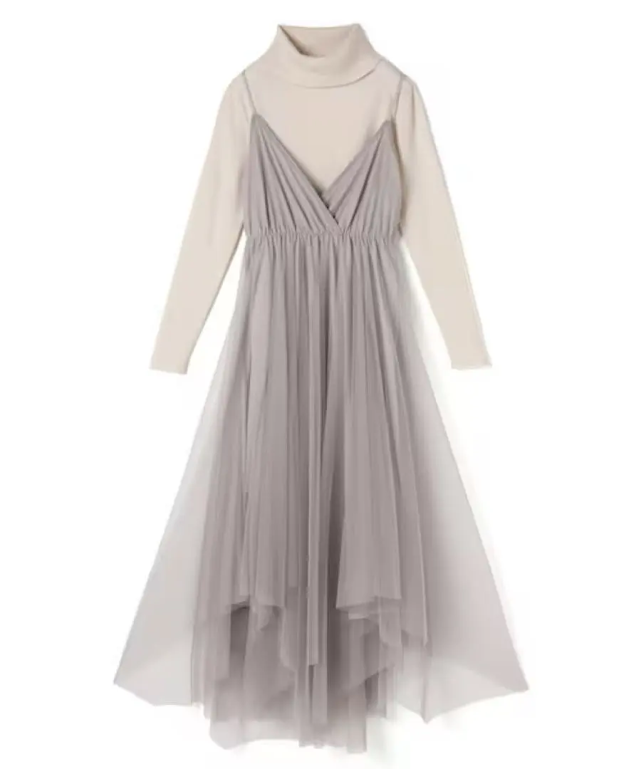 GRL 網紗吊帶連衣裙 的縮圖