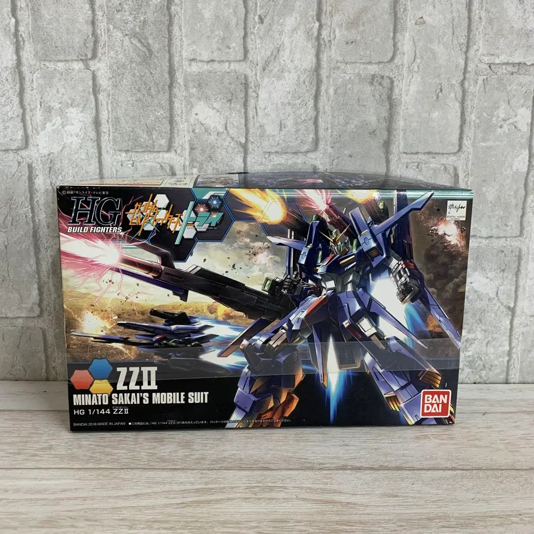 k*i様 HGBF ZZⅡ 塗装組立済み HGBF ガンダムビルドファイターズトライ 1/144 ZZII(ダブル