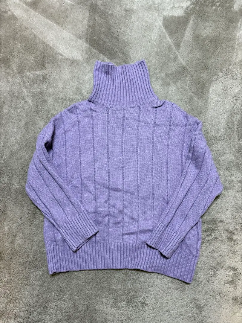 Thumbnail of Lavender turtleneck knit