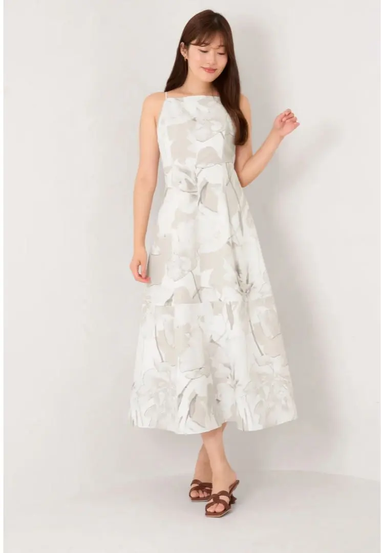 ワンピース Herlipto Las Flores Cami Dress S black 9月上旬発送】Las Flores Cami Dress