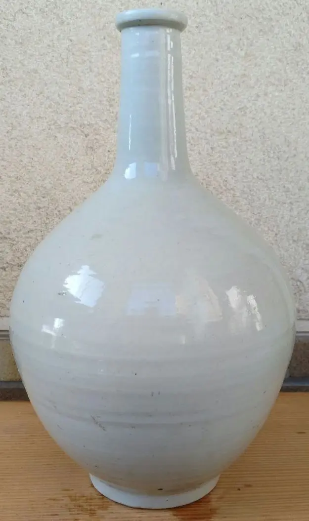 古伊万里 白磁 大徳利 - 生活骨董と古布のアンティークショップ