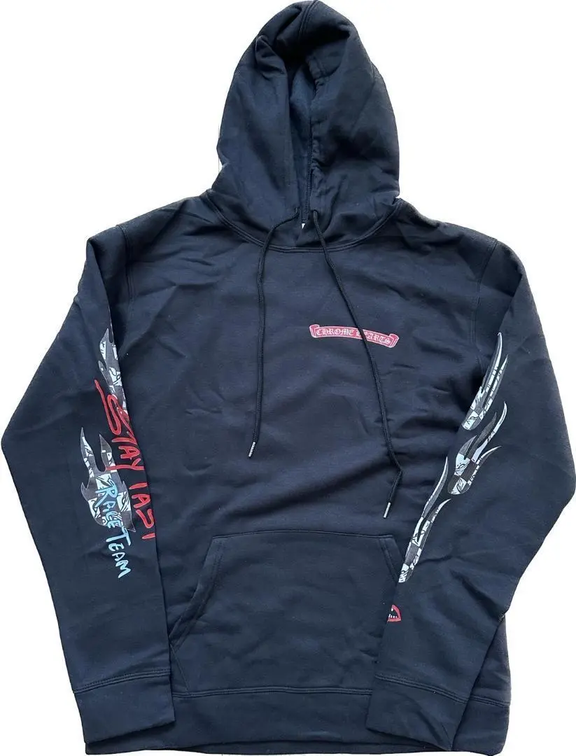 Chrome Heartsパーカー　並行輸入品 美品 CHROME HEARTS(クロムハーツ) / パーカー/S/コットン/BLK/総柄