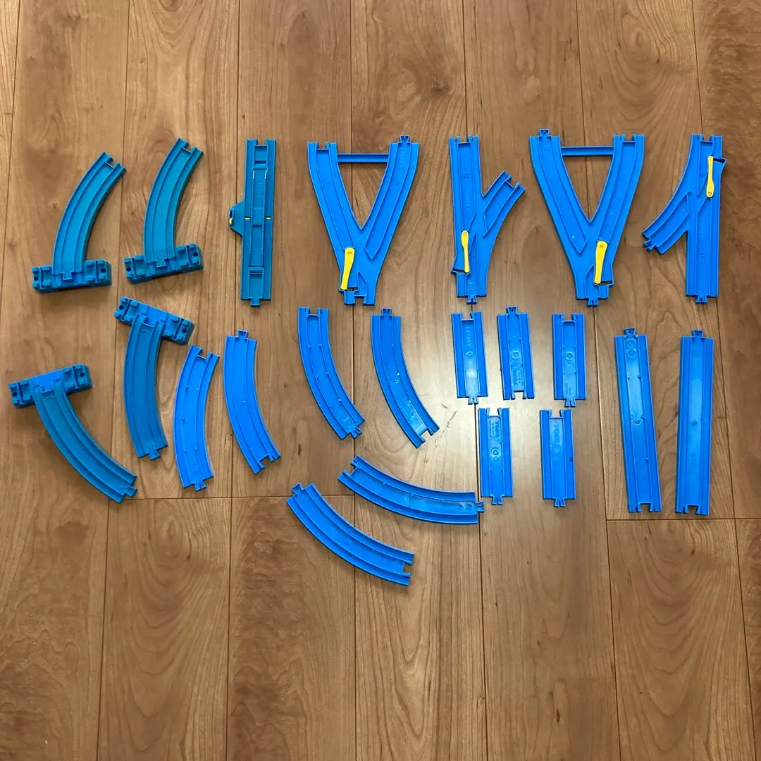Thumbnail of Plarail Rail Parts Set - Blue
