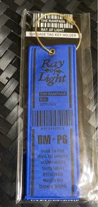RAMPAGE  ランペ  タグ  タグキーホルダー  ラゲッジタグ RAMPAGE RAY OF LIGHT ラゲッジタグキーホルダー 長野限定