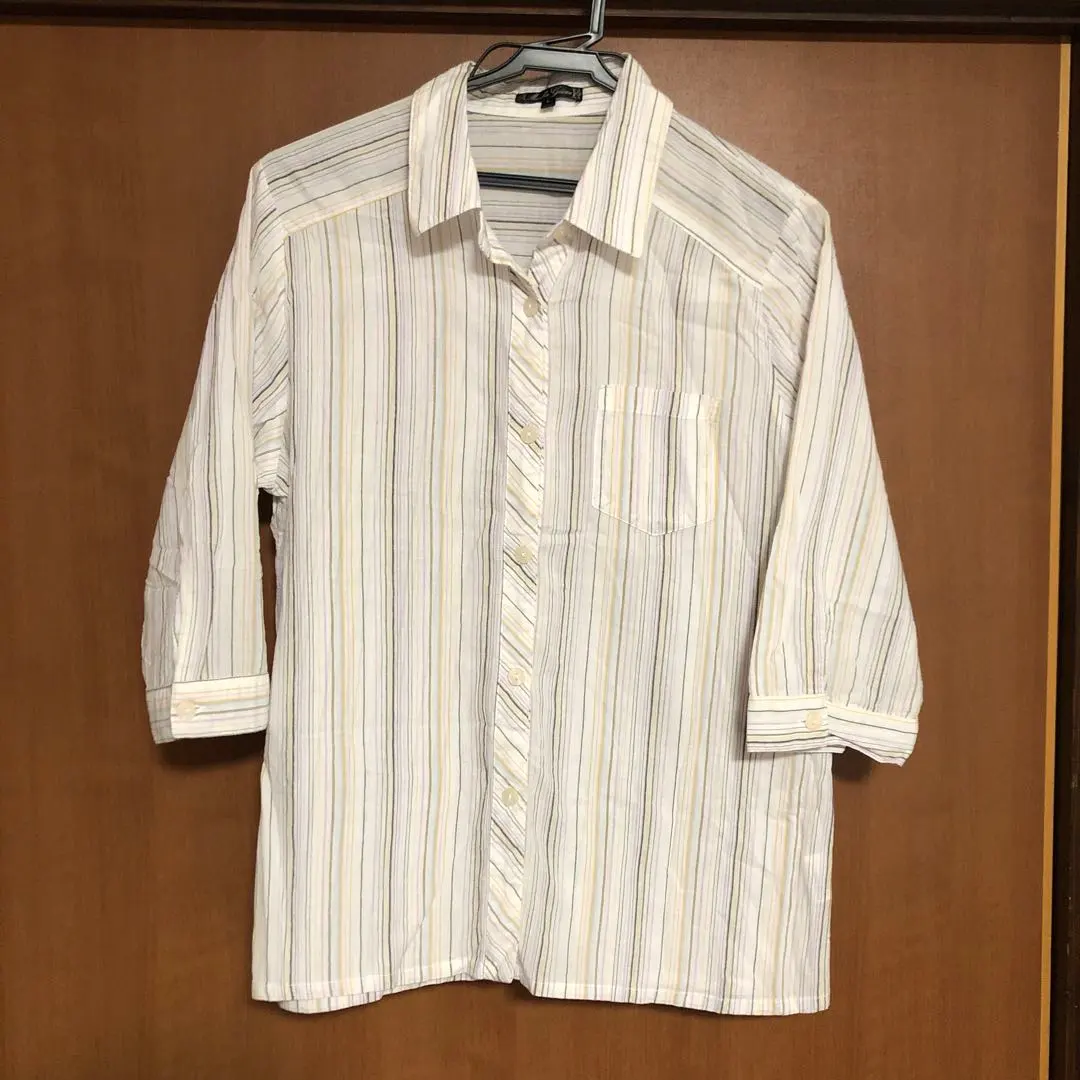 Thumbnail of Excellent condition cotton shirt, striped, size L