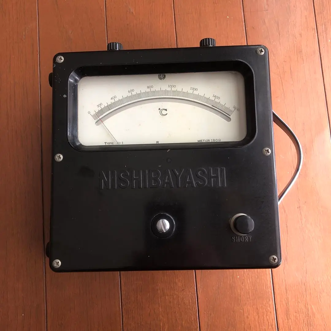 陶芸窯用 Ｒ熱電対(0℃～1400℃)【中古品】保護管Φ15，長さ300ｍｍ 陶芸窯の計測機材