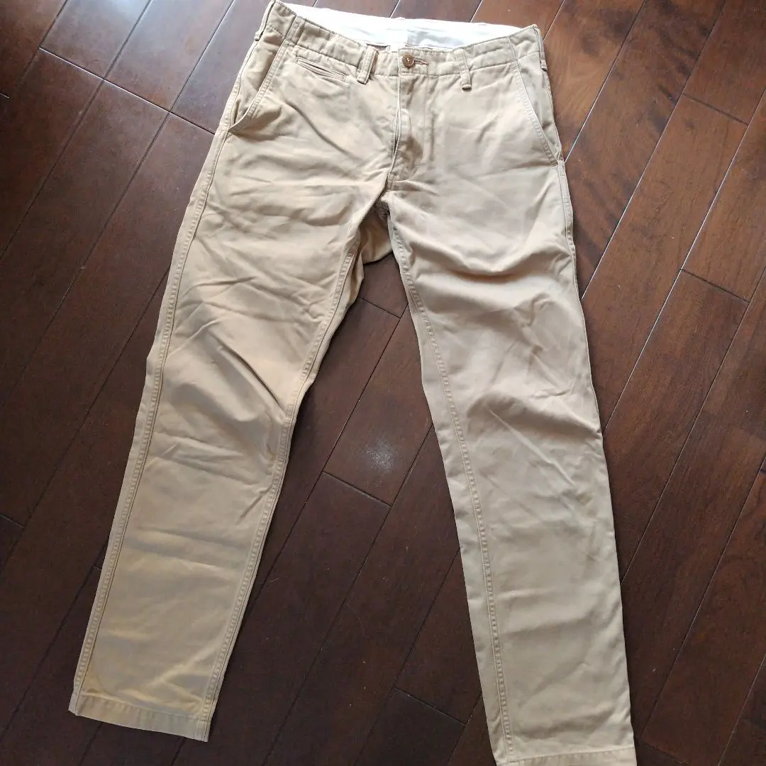 Thumbnail of Uniqlo Beige Chinos, Waist 73cm, Length 76cm, Men's