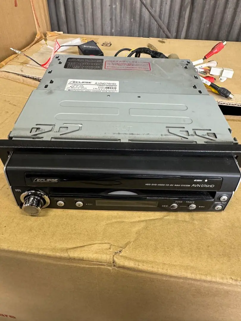 ECLIPSE イクリプス AVN076HD 1DINナビ ジャンク品 Yahoo!オークション -「1din ナビ イクリプス」の落札相場・落札価格