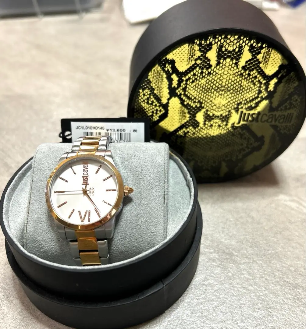 ジャストカヴァリ　スネーク型ゴールドブレスレット時計 2025年最新】Just Cavalli 時計の人気アイテム - メルカリ
