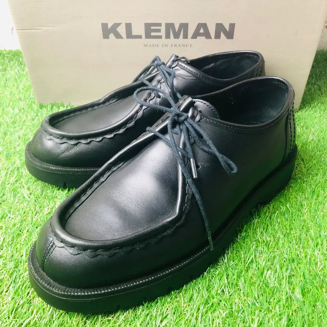 KLEMAN パドレ　黒 レザー モカシン　サイズ40 KLEMAN / クレマン】 PADROR | パドロール（モカシン/デッキ