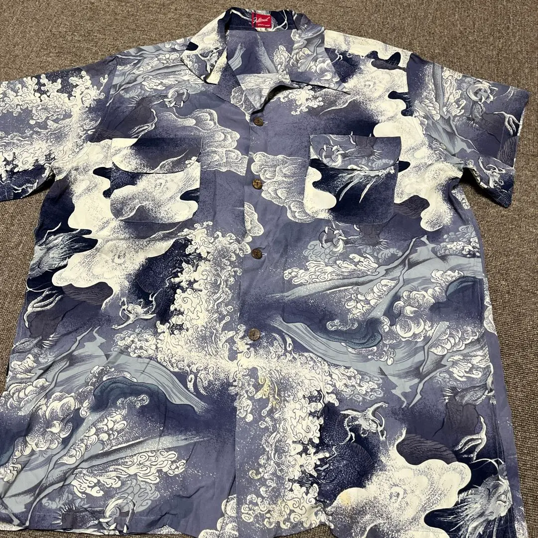 新品3万円アロハシャツフルカウントブライスランズスタイルアイズ