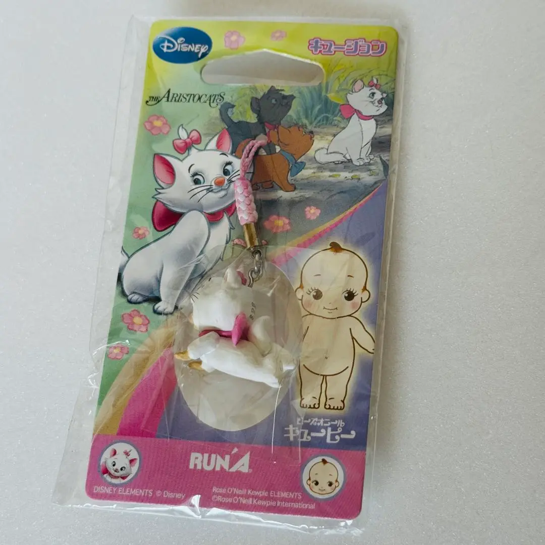 キュージョン　ディズニー　アリエル　キューピー　根付けストラップ キュージョン ディズニー アリエル キューピー 根付けストラップ