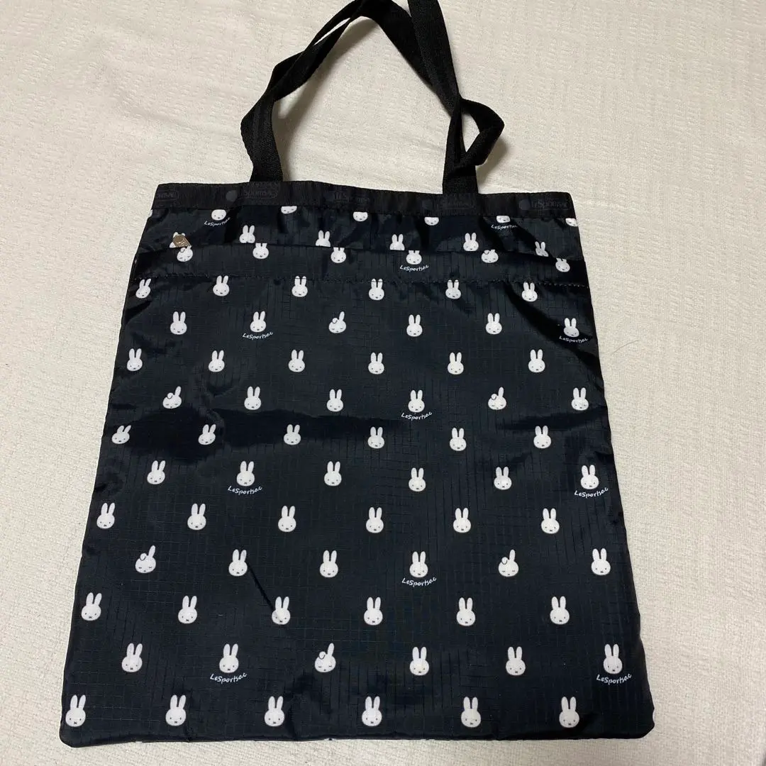 LE SPORTSAC バック トートバッグ ミッフィー ブラック【KB21】 LE SPORTSAC バック トートバッグ ミッフィー ブラック【KB21】