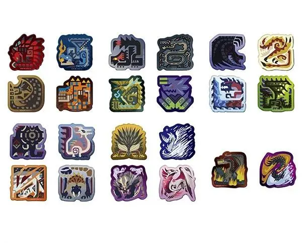 モンスターハンターキャラマグネッツ コンプセット モンハン】食玩『モンスターハンター 20th Anniversary キャラ