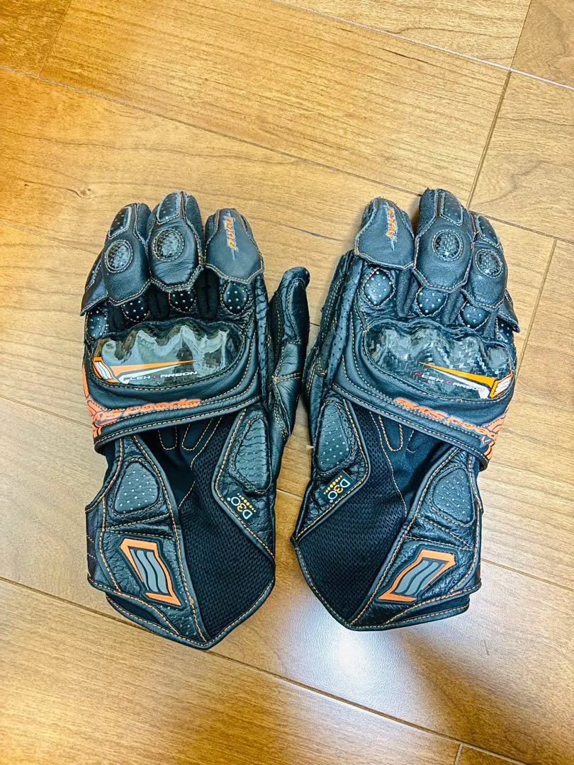 HYOD レーシンググローブ M 黒/オレンジ HYOD レーシンググローブ M 黒/オレンジ