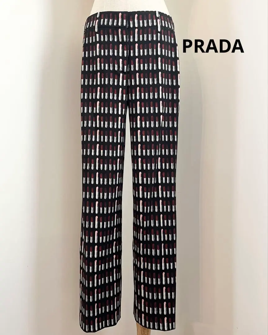 PRADA リップ柄デザイン スカーフ PRADA リップ柄デザイン スカーフ レディース