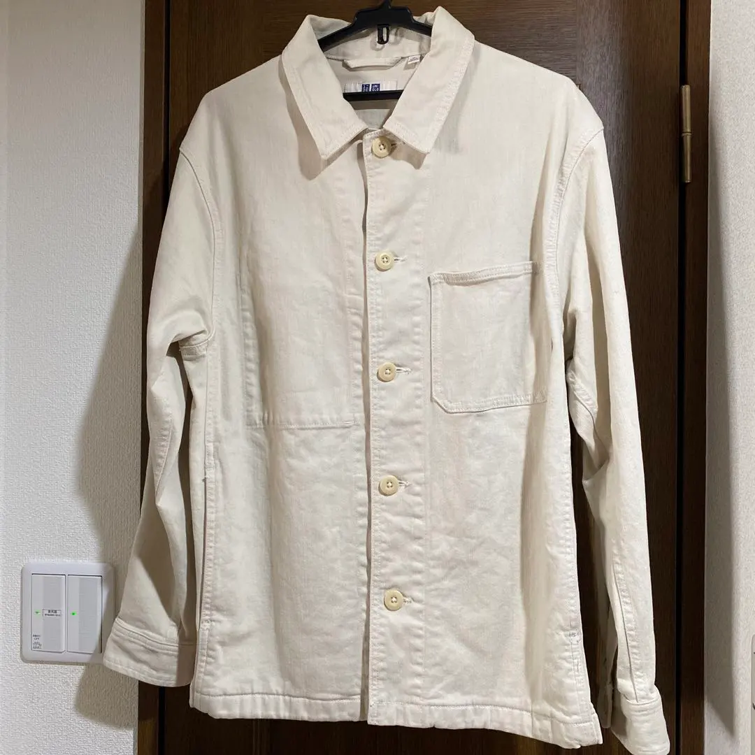 UNIQLO 米白色 連身衣 的縮圖