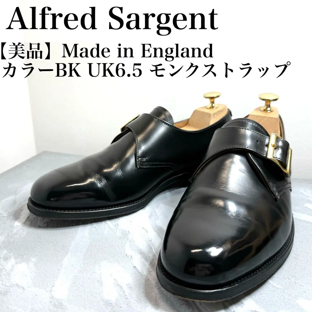 Alfred Sargent ブラック ダブルモンクストラップ Alfred Sargent ブラック ダブルモンクストラップ 靴