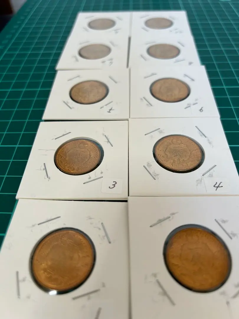 古銭 貨幣 綺麗な 1銭銅貨 ロール出し？ 26枚セット ロール出しか？ 古銭 貨幣 綺麗な 1銭銅貨 ロール出し？ 26枚セット ロール出