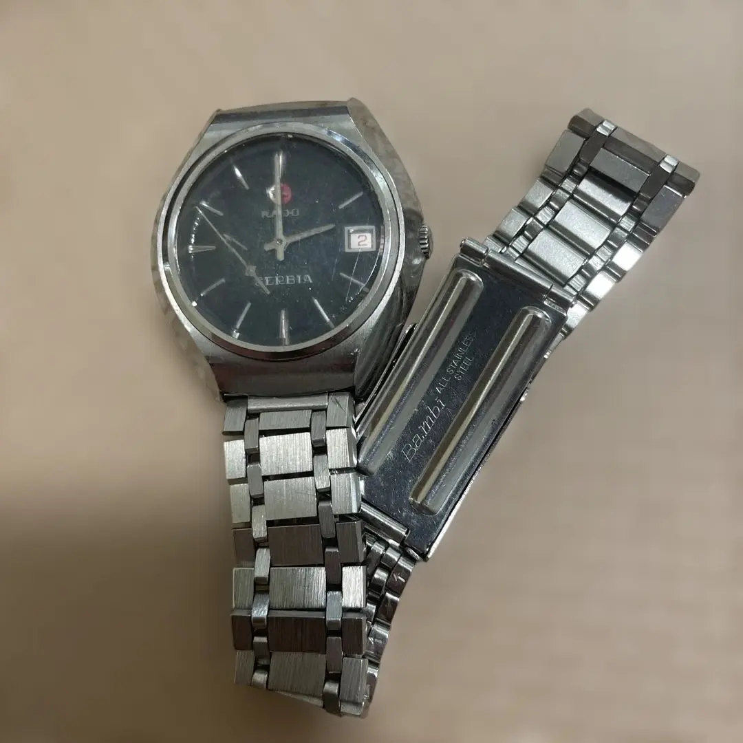 送料込み⭐︎RADO SERBIA【自動巻き腕時計】 RADO ラドー SERBIA セルビア 自動巻き メンズ 腕時計 - メルカリ