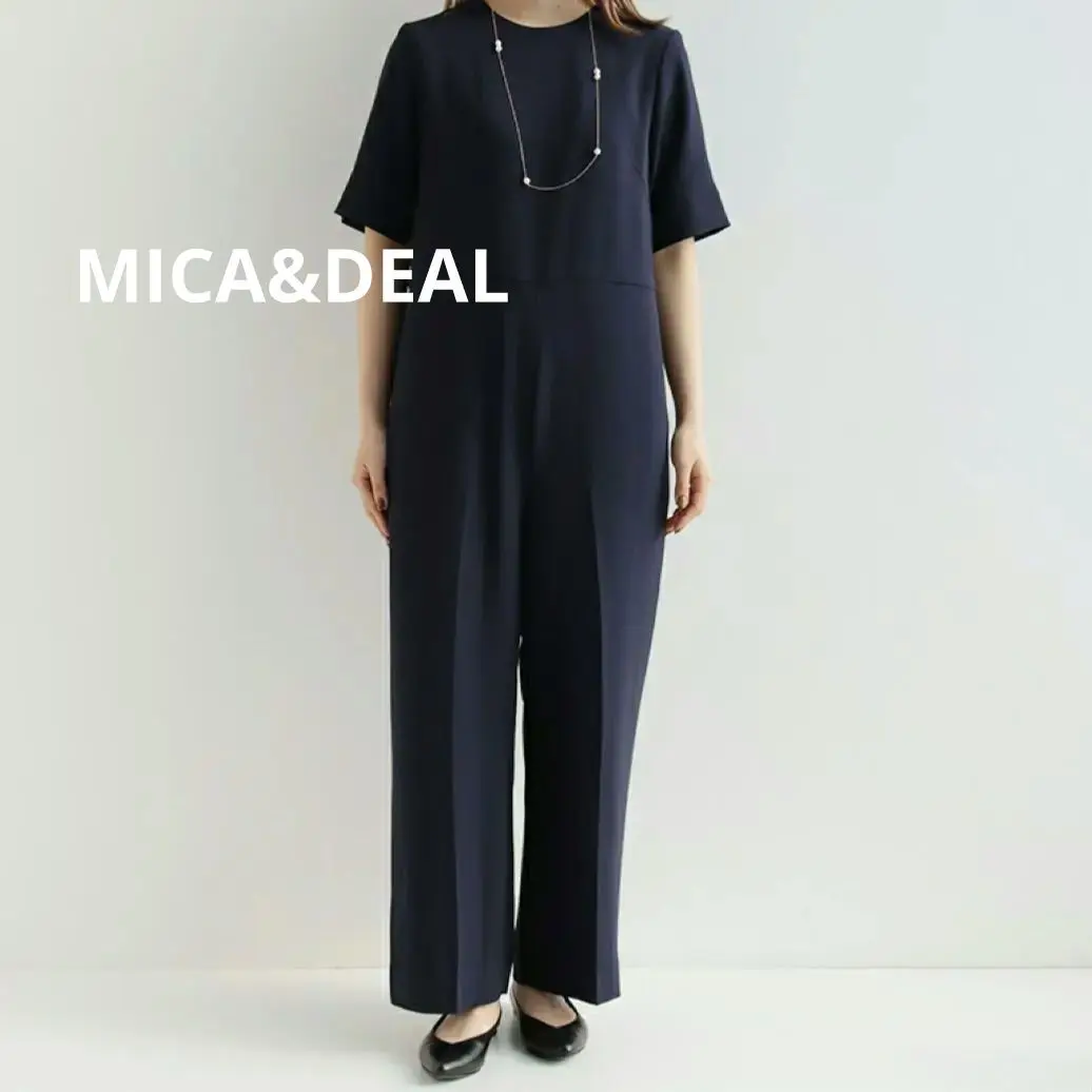 ★新品★MICA&DEAL ネイビー サロペット　M 定価16,000円 楽天市場】MICA&DEAL マイカアンドディール フロントタック