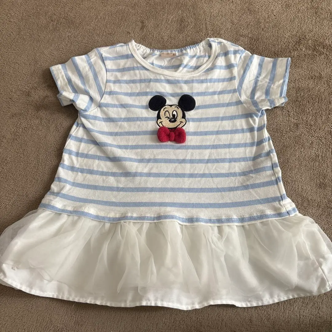 Thumbnail of Mickey Mouse Striped T-shirt Petit main Spring Summer