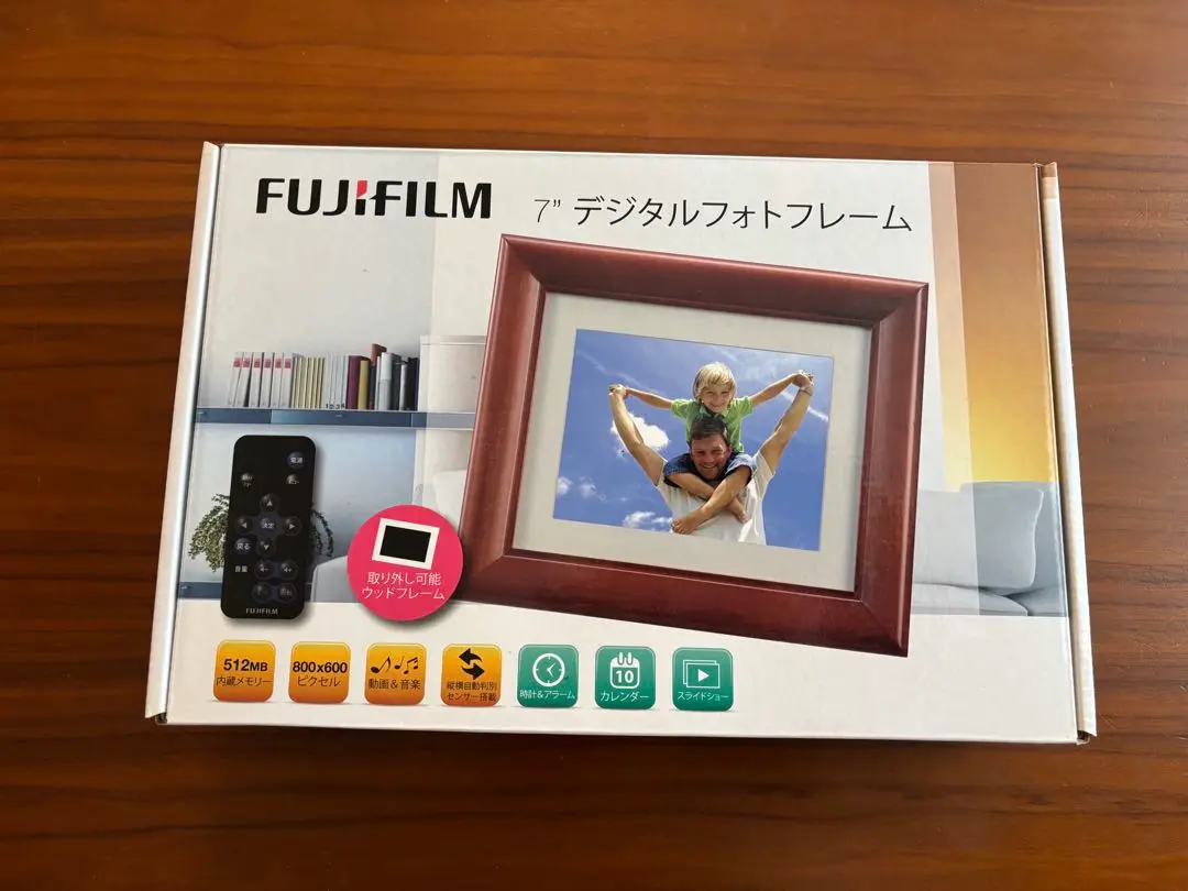 FUJIFILM デジタルフォトフレーム 7インチ 内蔵メモリー512MB 解像度800×600 オーク DP-7V wyw801m Amazon | FUJIFILM デジタルフォトフレーム 7インチ Wフレーム