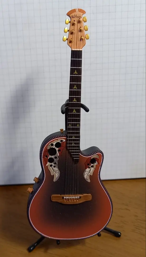 オベーション　ギターコレクション　フィギュア　ミニチュア　Ovation 1/8スケール コレクタブルミニチュア オベーションギター