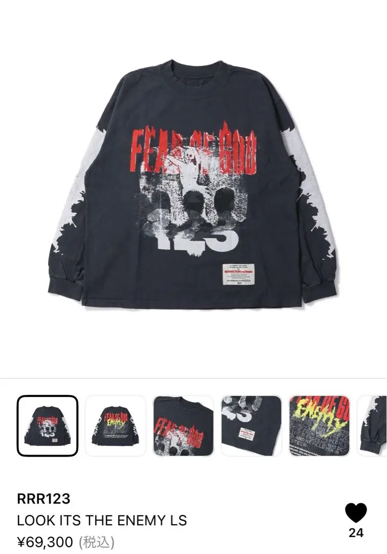 RRR123 リヴィントンロイレビス 長袖Tシャツ It Was Written LS RRR123 リヴィントンロイレビス 長袖Tシャツ It Was Written LS