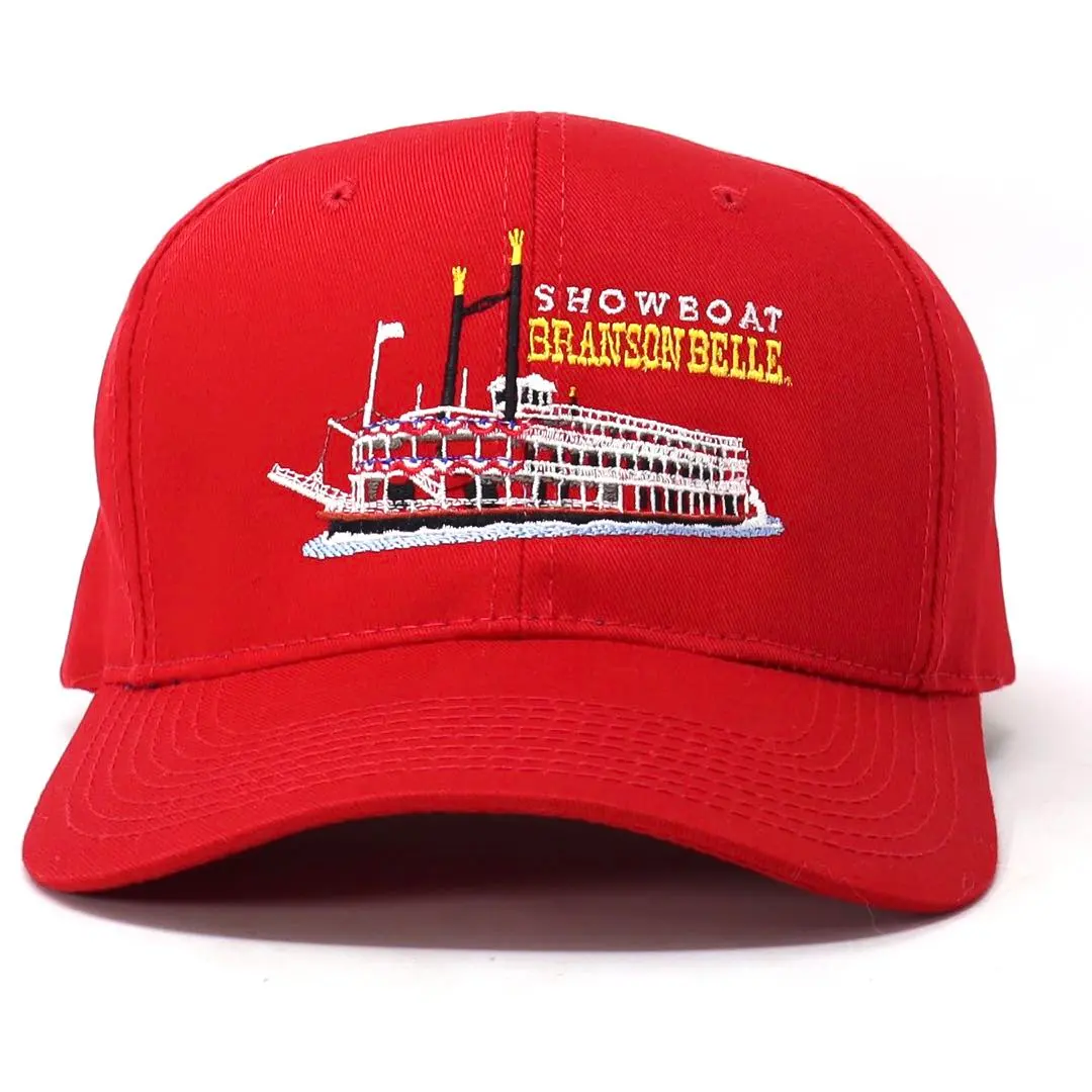 90年代 美品 古董 帽 企業 船 刺繍 標誌 低帽 紅色 的縮圖