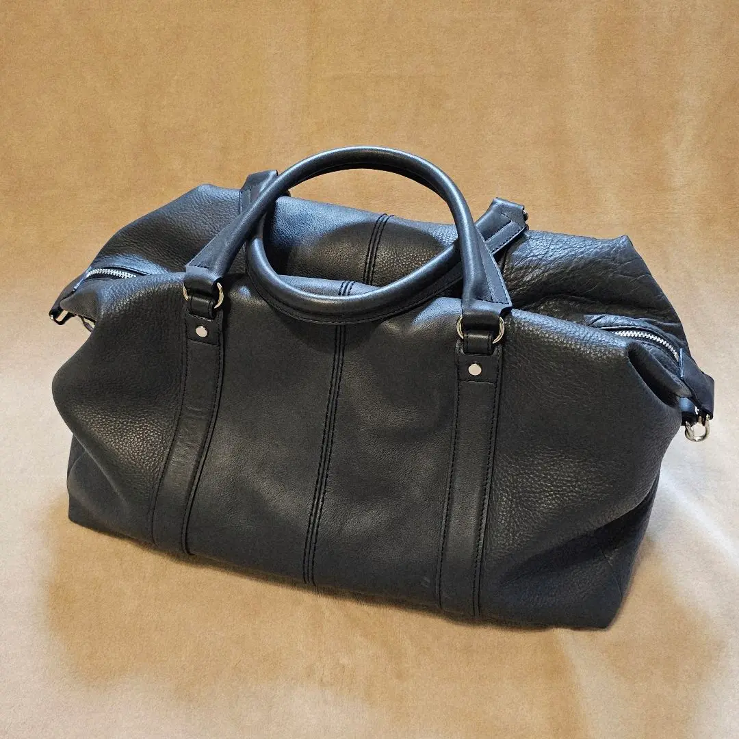 【極美品】土屋鞄 プロータ 2way ボストンバッグ レザー 南京錠 ブラック florist｜【2WAY・大容量】レトロレザーボストンバッグ