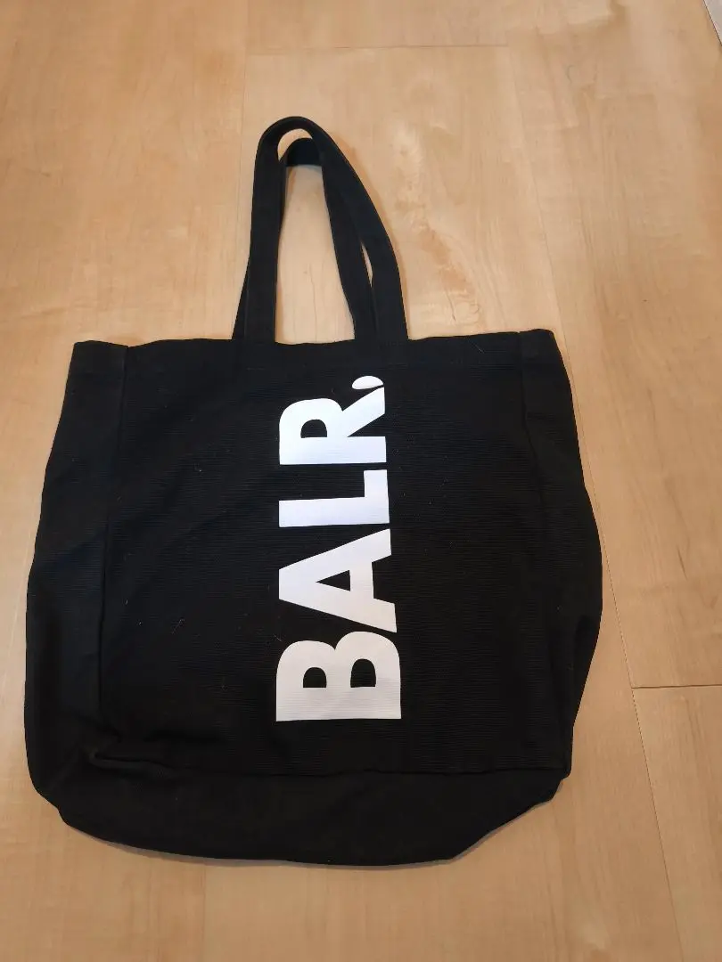 BALR. ブラック トートバッグ BALR. ボーラー バッグ トートバッグ ビッグトートバッグ