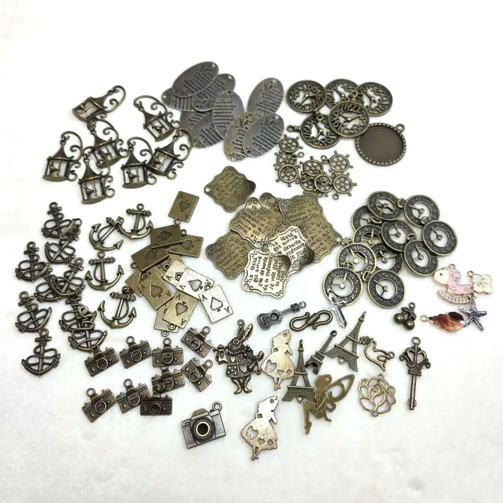 Thumbnail of Handmade Antique Parts Resin etc. Metal Tag ②