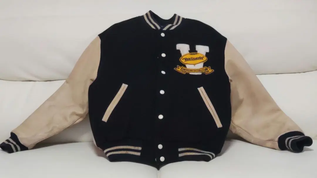 極美品 希少 VAN JACKET スタジャン フルデコ 牛革 グリーン 極美品 希少 VAN JACKET スタジャン フルデコ 牛革 グリーン