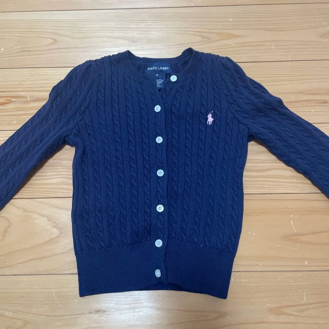 Thumbnail of Ralph Lauren Navy Cardigan 4