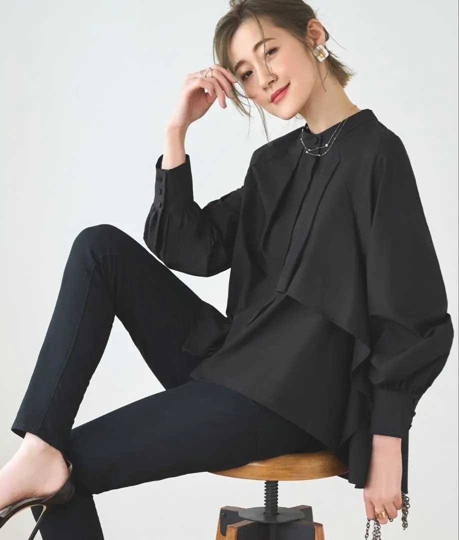 Thumbnail of ruirue boutique blouse, size S, 7 (Japanese size), long sleeves