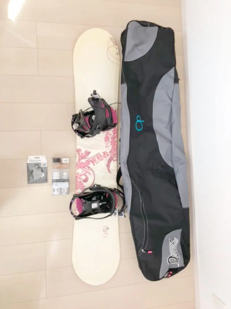MORROW SLick スノーボード板146cm HMXビンディング ケース付 MORROW SLick スノーボード板146cm HMXビンディング ケース付