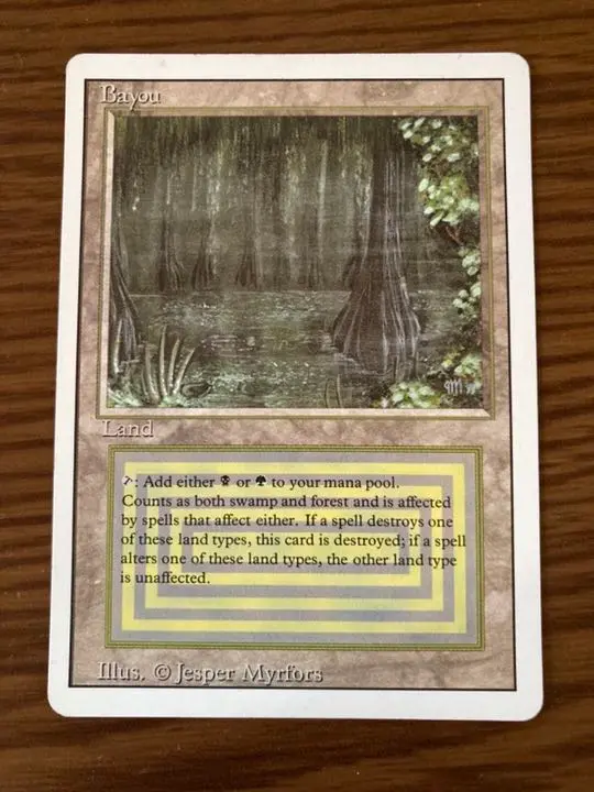 MTG Bayou 3ED デュアルランド bayou-34366.jpg