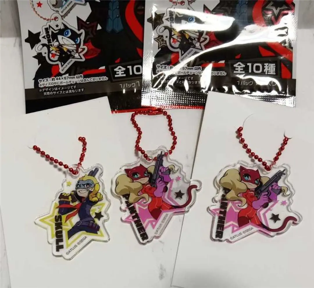Thumbnail of Persona 5 Tactica Acrylic Keyholder - Set of 3